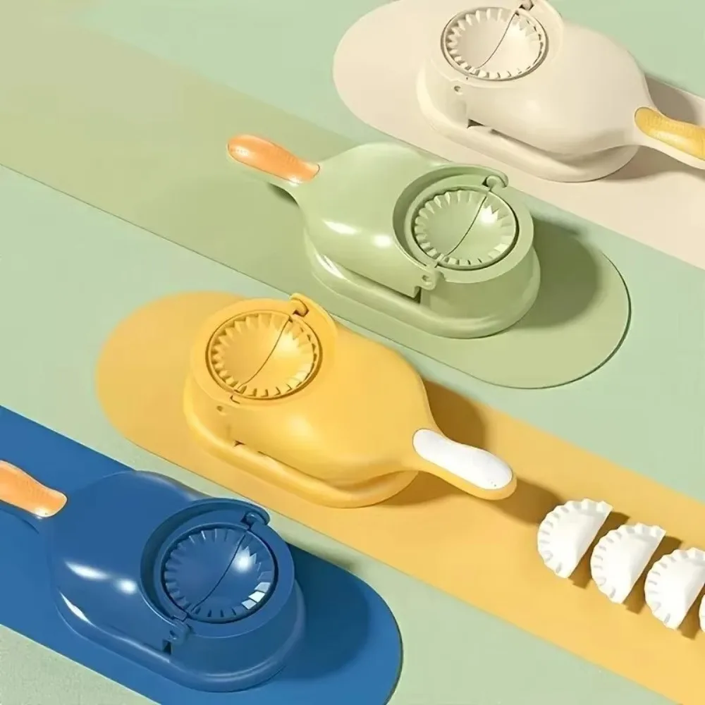 Portable Household Dumpling Skin Maker Manual Anti Slip Handle Dumpling Maker 2 in 1 Durable Dumpling Mold - Image 2